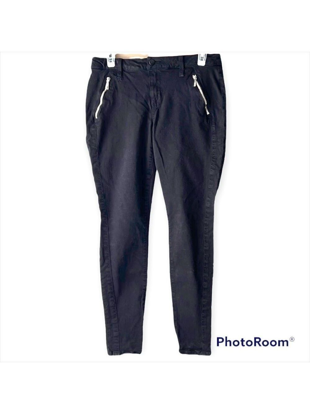 Joe’s JEANS Jet Black Ankle Zip Skinny Size 28
